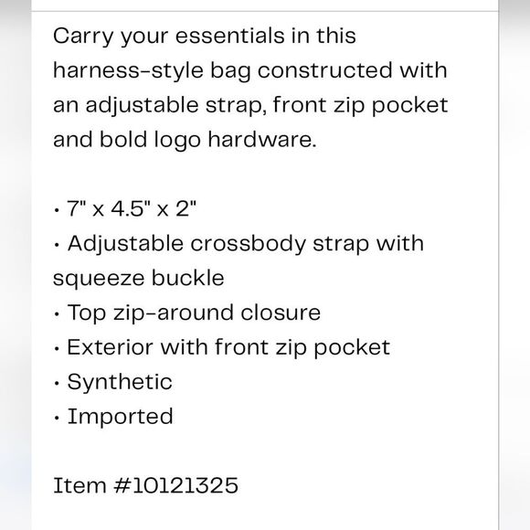 True Religion Tario Harness Messenger Bag - Picture 5 of 7